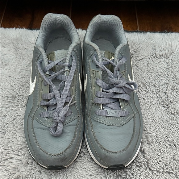 Nike Air Max Gray and White Sneakers - Picture 1 of 7